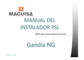 Maguisa Gandía NG Manual Del Instalador