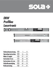 Sola Profiline Instrucciones De Uso