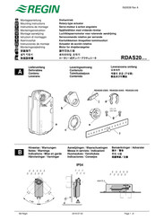 Regin RDAS20-24S Instrucciones De Montaje