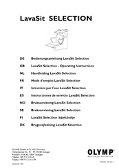 Olymp LavaSit SELECTION Instrucciones De Servicio