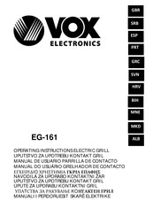 VOX electronics EG-161 Manual De Usuario