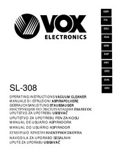 VOX electronics SL-308 Manual De Usuario