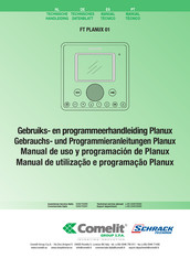 Comelit FT PLANUX 01 Manual De Uso Y Programación