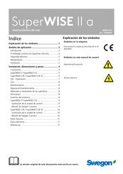 Swegon SuperWISE II Instrucciones De Uso