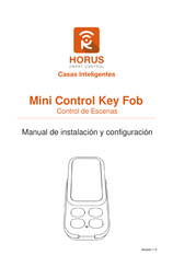 Horus Key Fob ZW088 Manual De Instalación Y Configuración