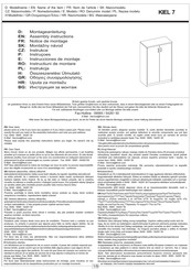 Schick KIEL 7 Instrucciones De Montaje