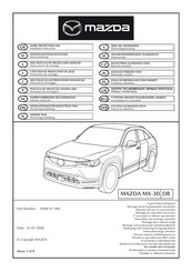 Mazda DN4J-V1-360 Instrucciones De Montaje