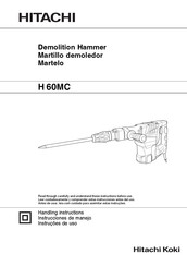 Hitachi Koki H 60MC Instrucciones De Manejo