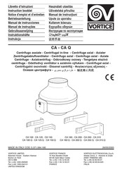 Vortice CA 160 Manual De Instrucciones