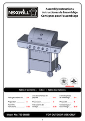 Nexgrill 720-0888B Instrucciones De Montaje