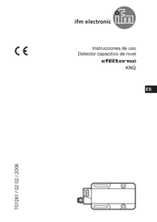 Ifm Electronic Efector 150 KNQ Instrucciones De Uso