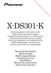 Pioneer X-DS301-K Manual De Instrucciones