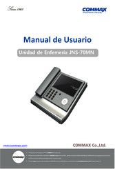 Commax JNS-70MN Manual De Usuario