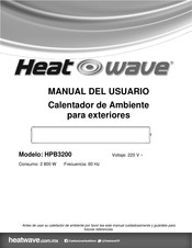 Heat Wave HPB3200 Manual Del Usuario