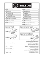 Mazda C9E1-V4-590B Instrucciones De Montaje