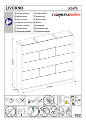 SZYNAKAMEBLE LIVORNO szafa Instrucciones De Montaje