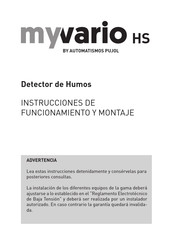 Pujol MYVARIO PMVHS00000 Instrucciones De Funcionamiento