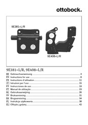 Ottobock 9E381-L/R, 9E408-L/R Instrucciones De Uso