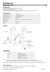 JCM Technologies CLAF3AN-A3 Manual De Usuario