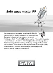 SATA spray master RP Instrucciones De Servicio