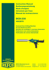 Refco DCD-230 Manual De Instrucciones