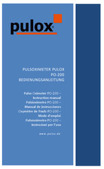 PULOX PO-200 Manual De Instrucciones