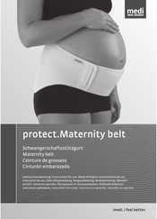 medi protect.Maternity belt Instrucciones De Uso