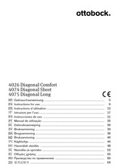 Ottobock 4074 Diagonal Short Instrucciones De Uso