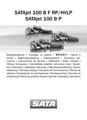 SATA Satajet 100 B F RP Instrucciones De Servicio