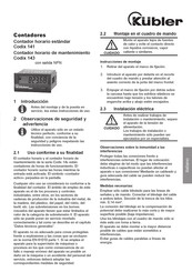 Kübler Codix 141 Instrucciones De Montaje