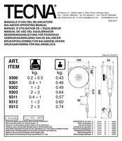 TECNA 9313 Manual De Uso