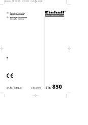 EINHELL NEW GENERATION STE 850 Manual De Instrucciones