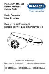 DeLonghi DFG440 Serie Manual De Instrucciones