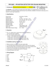 Velleman PIR1200C Manual De Instrucciones