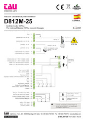 tau D812M-25 Manual De Instrucciones