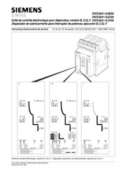 Siemens 3WX3641-0JV00 Instrucciones De Servicio