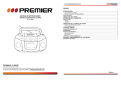 Premier SX-2718MR Manual De Instrucciones