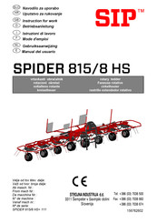 SIP SPIDER 815/8 HS Manual Del Usuario