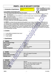 Velleman PEM7D Manual De Instrucciones