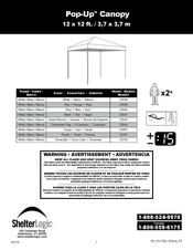 ShelterLogic 22542 Manual De Instrucciones