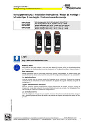 bihl+Wiedemann BWU1368 Instrucciones De Montaje