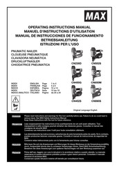 Max CN452S Manual De Instrucciones