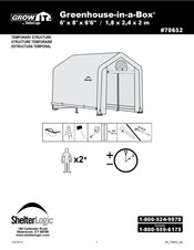 ShelterLogic 70652 Manual De Instrucciones