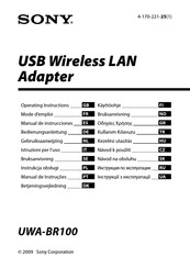 Sony UWA-BR100 Manual De Instrucciones