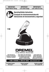 Dremel 1100 Instrucciones De Funcionamiento Y Seguridad