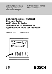 Bosch WPG 012.00 Instrucciones De Manejo