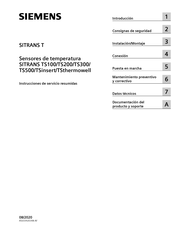 Siemens SITRANS T Serie Instrucciones De Servicio Resumidas