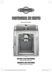 Throwback PROFESSIONAL ICE SHAVER Manual De Instrucciones