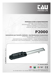 tau P2000 Manual De Uso Y Mantenimiento