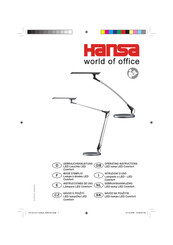 Hansa LED Comfort Instrucciones De Uso